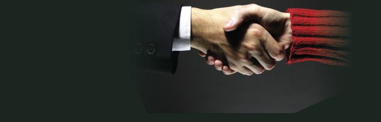 A handshake